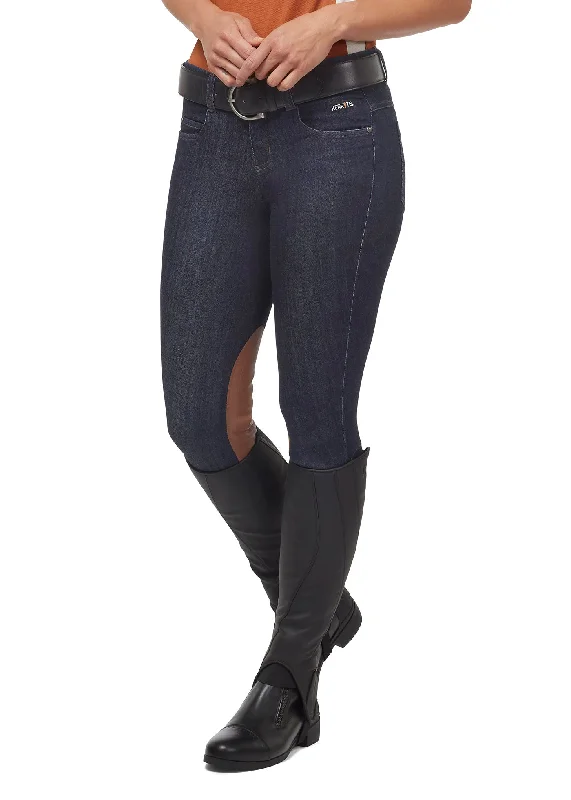 Stretch Denim Knee Patch Riding Breech