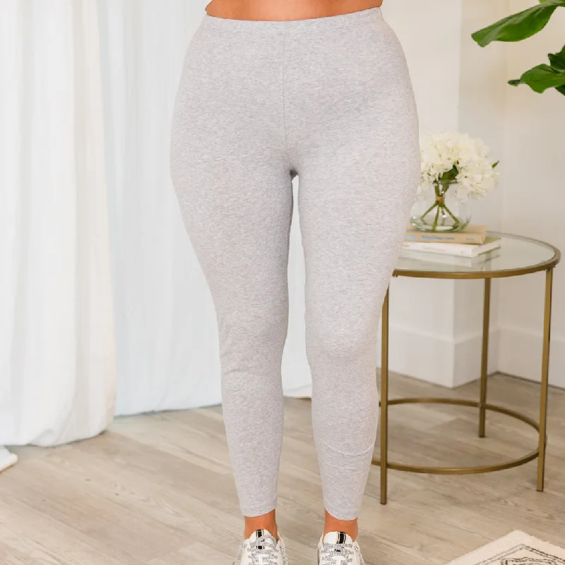 To Be True Leggings, Heather Grey