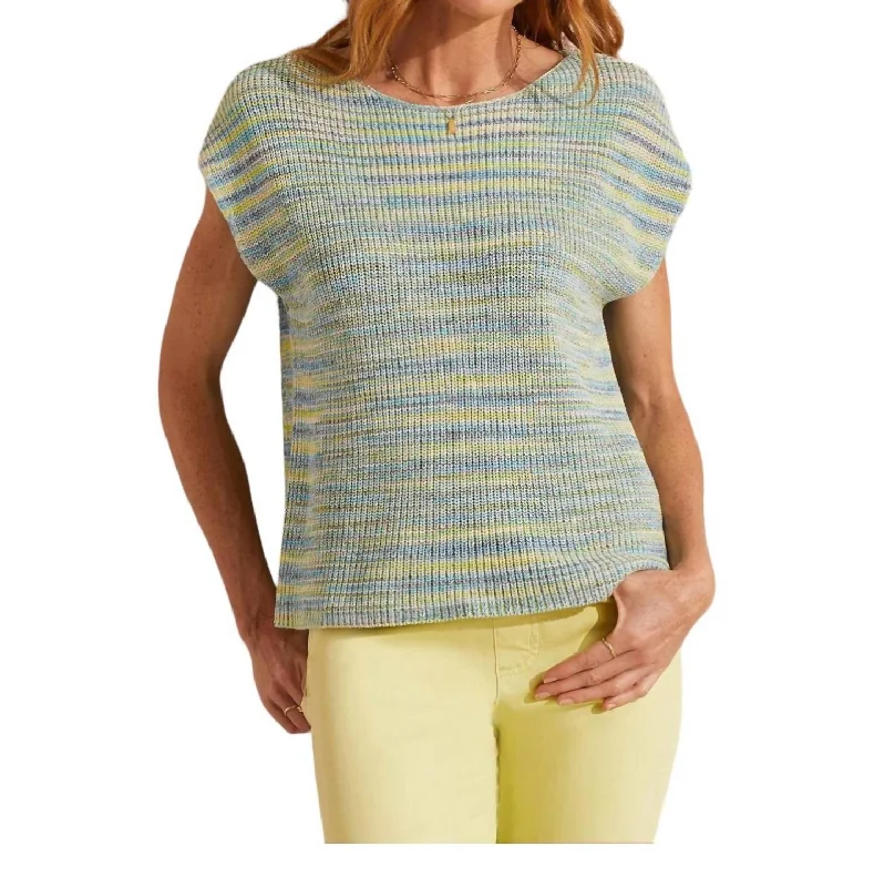 Affordable Women's SweatersCap Sleeve Sweater In Wildlime