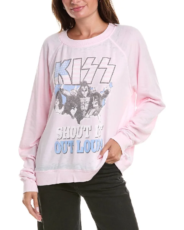 Comfortable SweatersRecycled Karma KISS Shout It Out Loud! Pullover