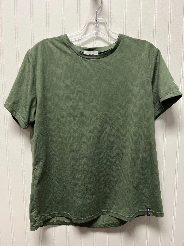 women's tops for those who want to create outfits that reflect their personal style and sense of fashionTop Short Sleeve Basic By Cmc In Green, Size: Xl