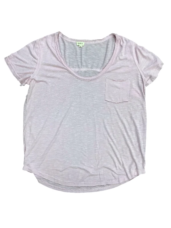 women's tops for those who refuse to compromise on styleTop Short Sleeve Basic By Pol In Pink, Size: L