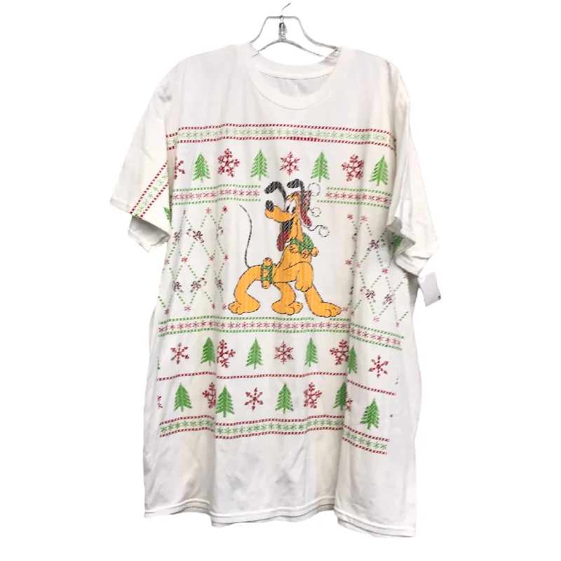 women's tops for those who want to wear pieces that are both comfortable and stylishTop Short Sleeve By Disney Store In White, Size: 1x