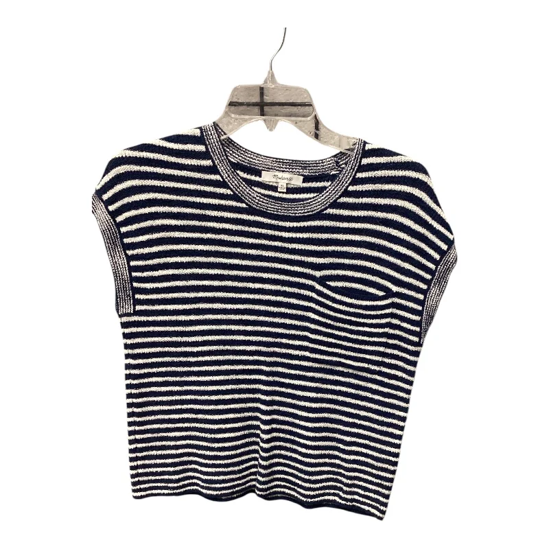 women's tops for those who want to stay cool and chic during warmer weatherTop Short Sleeve By Madewell In Striped Pattern, Size: Xs