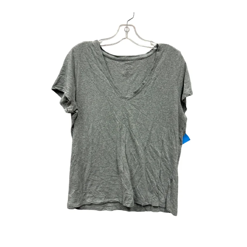 women's tops for picnics in the parkTop Ss Basic By Banana Republic In Grey, Size:L