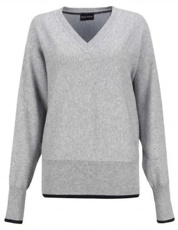 Thick SweatersWomen's Silver Touch Pullover In Grey